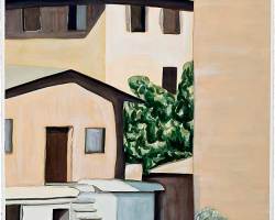 House with Stairs,  (2012 22.5" x 30")